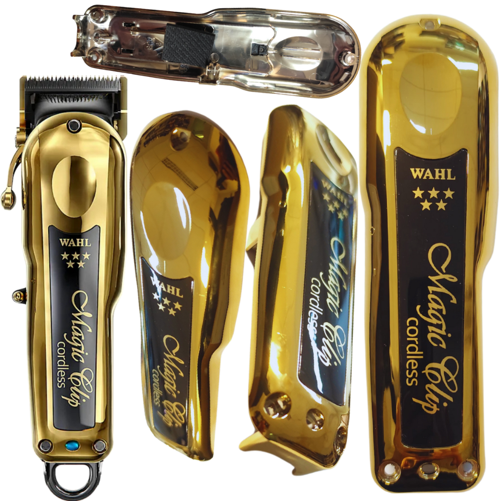Tampa Carcaça Frontal Para Máquina Wahl Magic Clip Gold Nova De Reposição Original