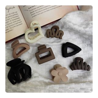 Kit 8 Prendedores Piranha Presilha Pequena Cabelo Diversos Formato em Oferta na Shopee