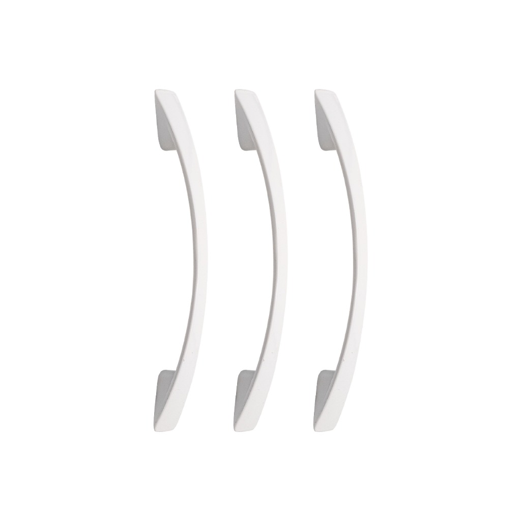 3 Peças Puxador De Cristaleira Gaveta Aparador Alça Arco 96mm