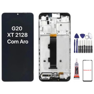 Tela Frontal Completo Touch Display Moto G20 Xt2128 Sem Aro E Com Aro A Pronta Entraga em Oferta na Shopee