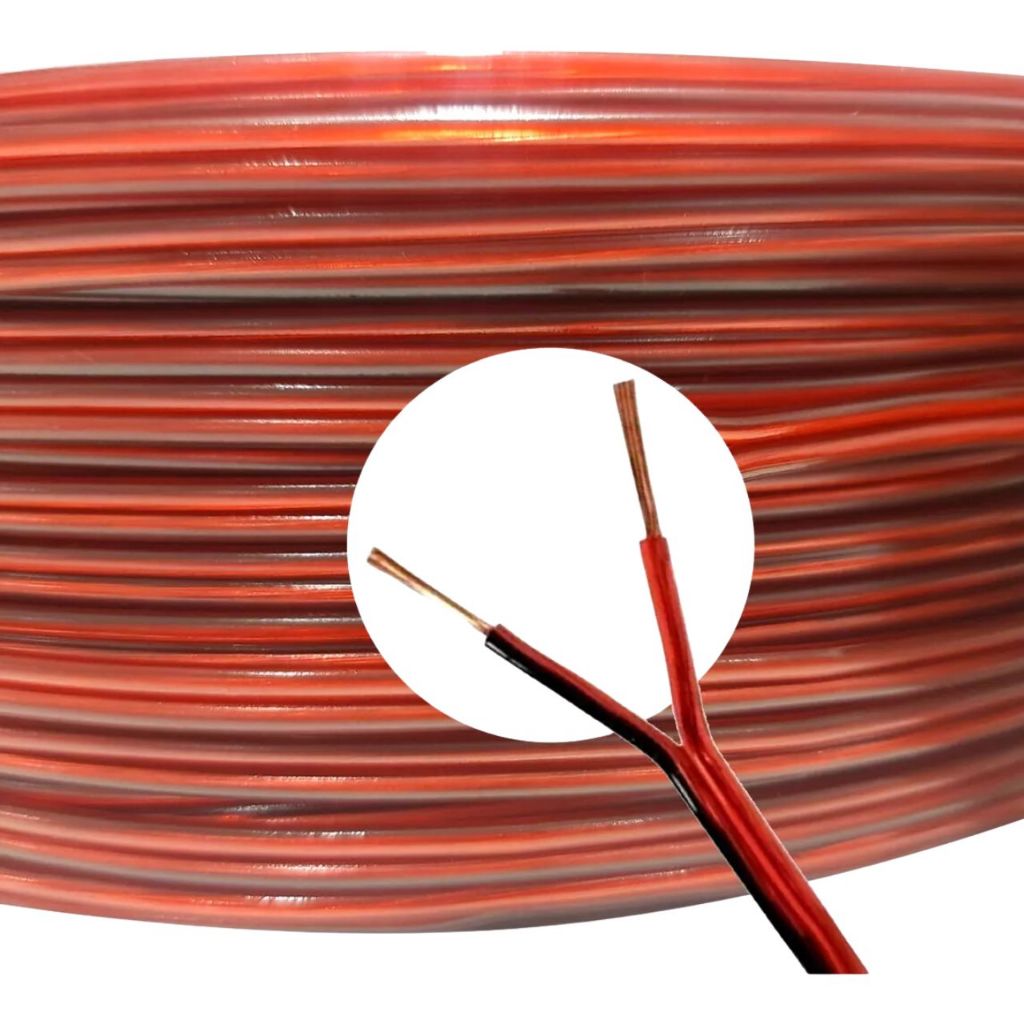 Cabo De Som Bicolor De 4mm- 2x4mm Flexível- Escolha a metragem em Oferta na Shopee