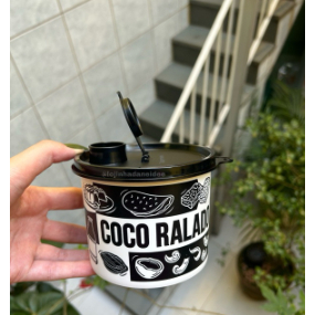 Pop Box Tupperware Redondinha Coco Ralado C/Bico 500ml Original 👀💯