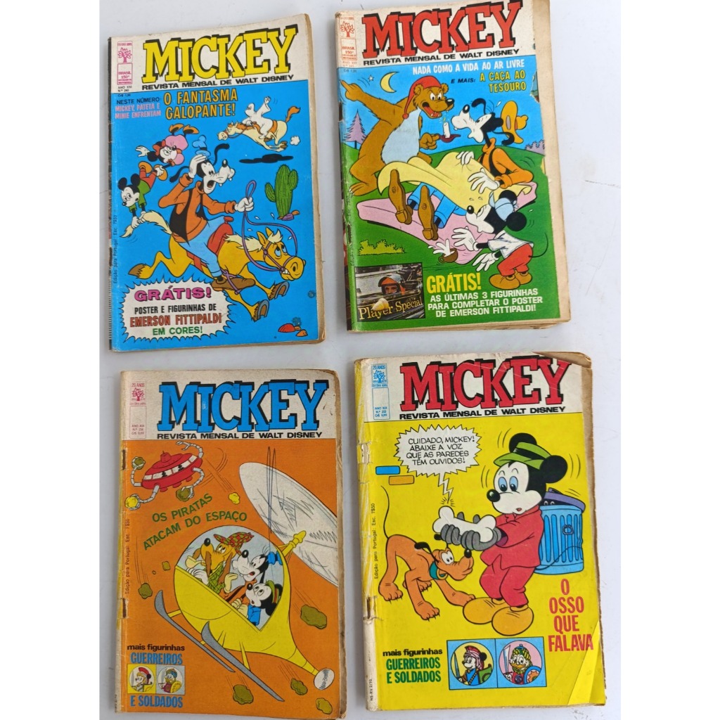 Hq Mickey Disney 4 Revista Mensal De Walt Disney Anos 1970