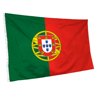 Bandeira de Portugal 145cm x 90cm da Marca Suarez Bandeiras - Cores Nítidas Com ilhós em Oferta na Shopee