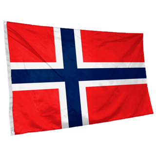 Bandeira da Noruega 145cm x 90cm da Marca Suarez Bandeiras - Cores Nítidas Com ilhós em Oferta na Shopee