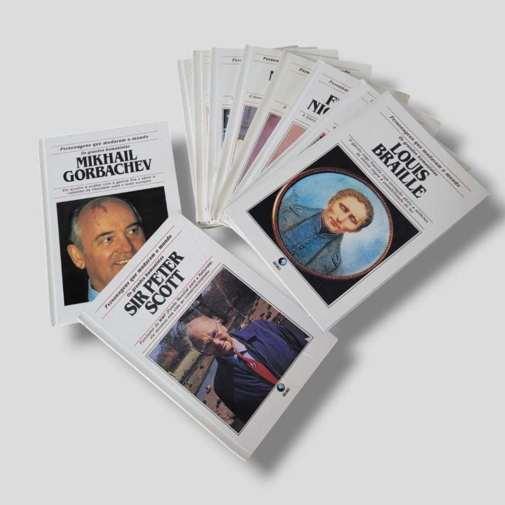 📚 Coleção: Personagens que Mudaram o Mundo - Os Grandes Humanistas 📚 (Capa Dura)