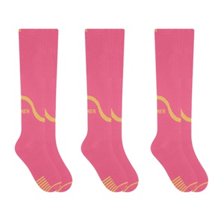 3 Meias De Compressão Desenvolvida Para Corrida E Caminhadas Esportiva Cano Alto em Oferta na Shopee