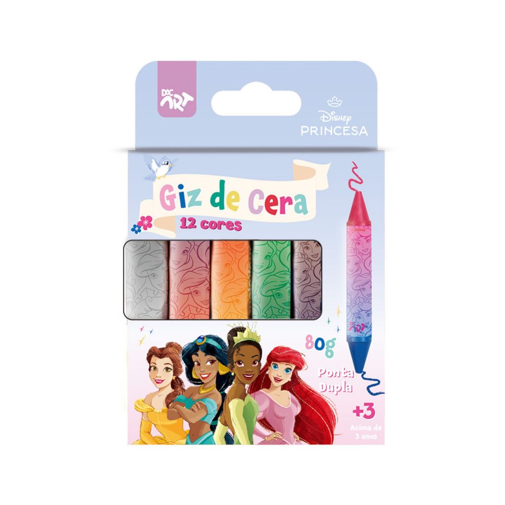 Giz de Cera 12 Cores Bicolor: Onde Comprar | BuscaProdutos