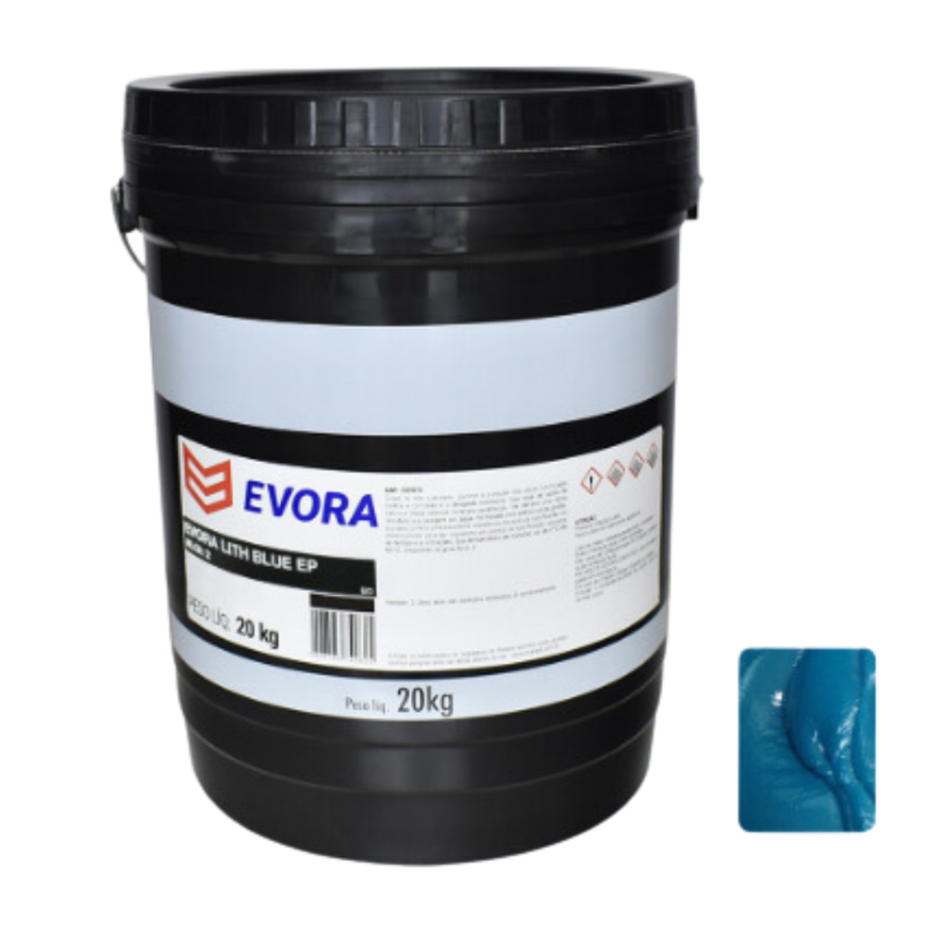 GRAXA NLGI2 LITH BLUE EP AZUL ROLAMENTO ACOPLAMENTO FLEXIVEL EIXO CARDAN ARTICULACOES DE CHASSIS20KG