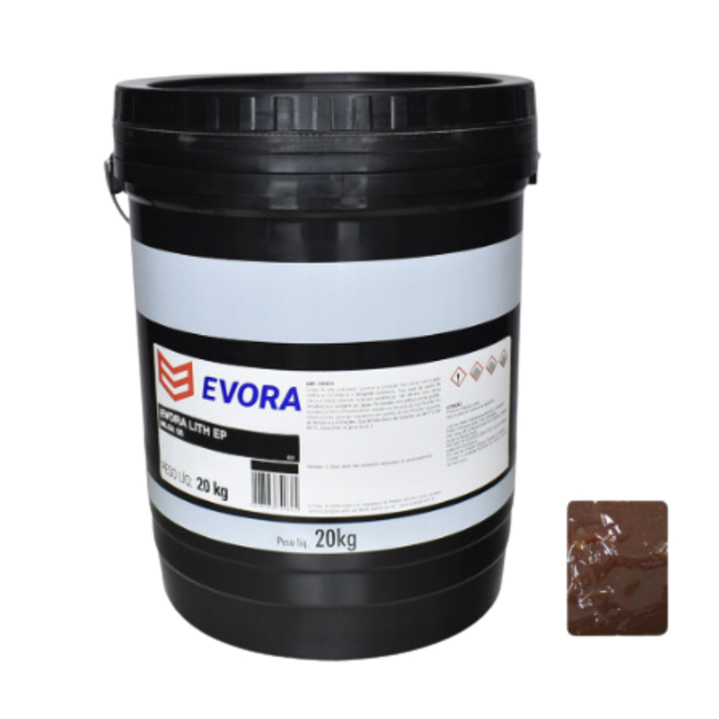 GRAXA NLGI 00 LITH EP LITIO CASTANHA USO INDUSTRIAL MANCAL DE ESTEIRAS MINERIOS BRITADORES 20KG