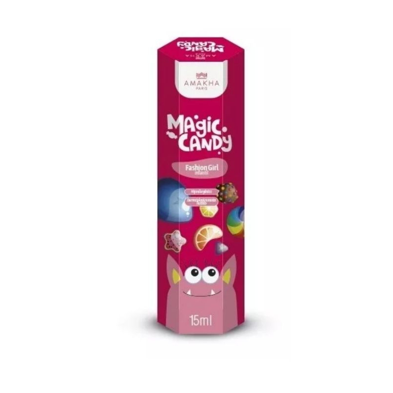 2 Perfume infantil Magic Candy Amakha Paris 15ml