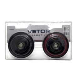 Par de Buzina Paquerinha Automotiva Vetor Vt135 Universal 12v