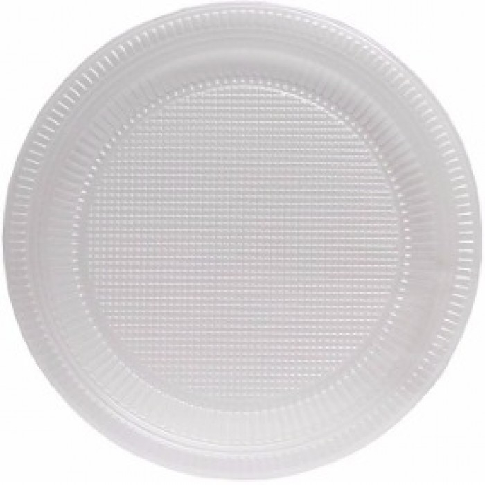 Prato Descartável Branco - 15cm, 23cm, 23cm Fundo e 26cm (Pacote com 10 Unidades)