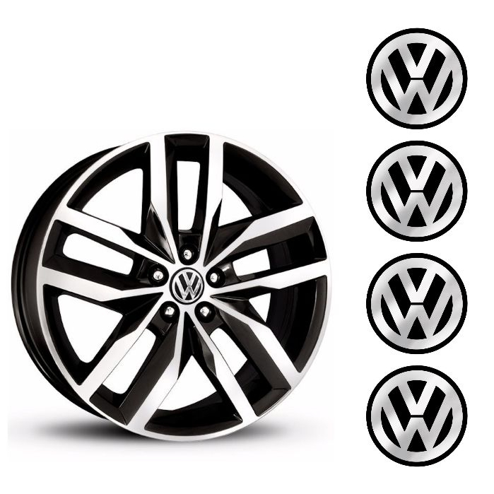 Emblemas Resinados para Calota e Roda  TODAS AS MARCAS 4,8cmx4,8cm 04 UNIDADES 5D58F8F48R
