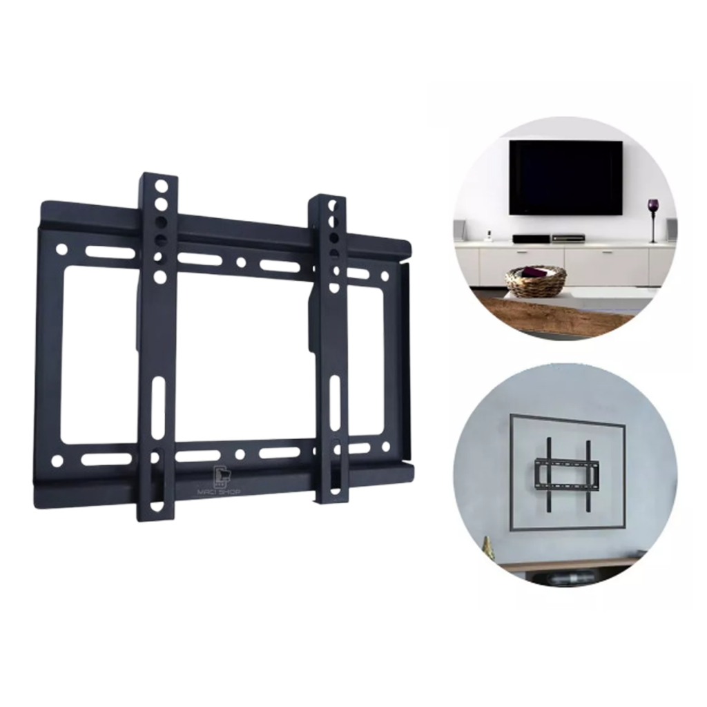 Suporte Fixo Para Tv 14" a 42" Universal Lcd Led Oled Qled Fixo de Parede Samsung LG 25 32 40 42 polegadas em Oferta na Shopee