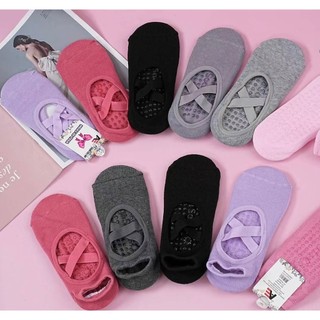 KIT 12 PARES Meia Sapatilha Yoga Antiderrapante Pilates Fitness YOGA