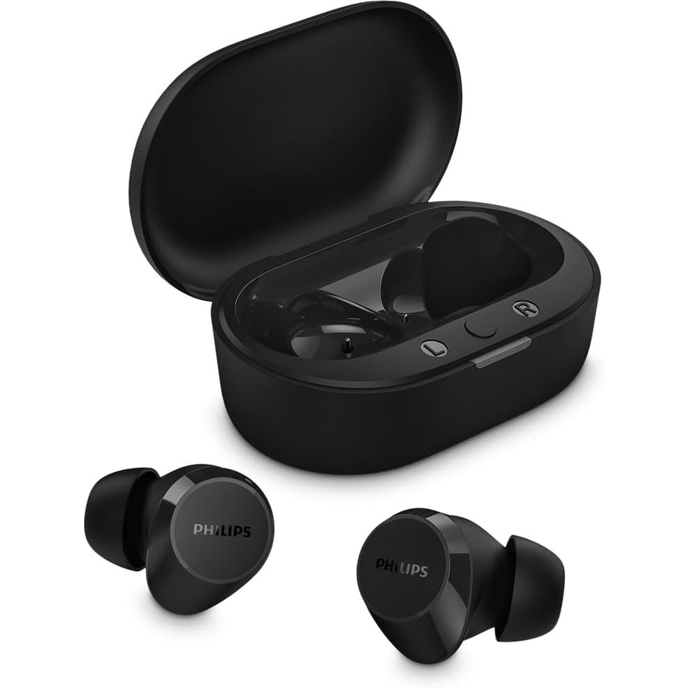 Fone De Ouvido Preto Bluetooth Academia Buds Tat1209 Philips Earbuds Sem Fio