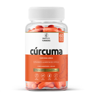 CURCUMA 60 Caps - BeautyLiffe 100% PURE - CONCENTRADO - MATERIA PRIMA IMPORTADA