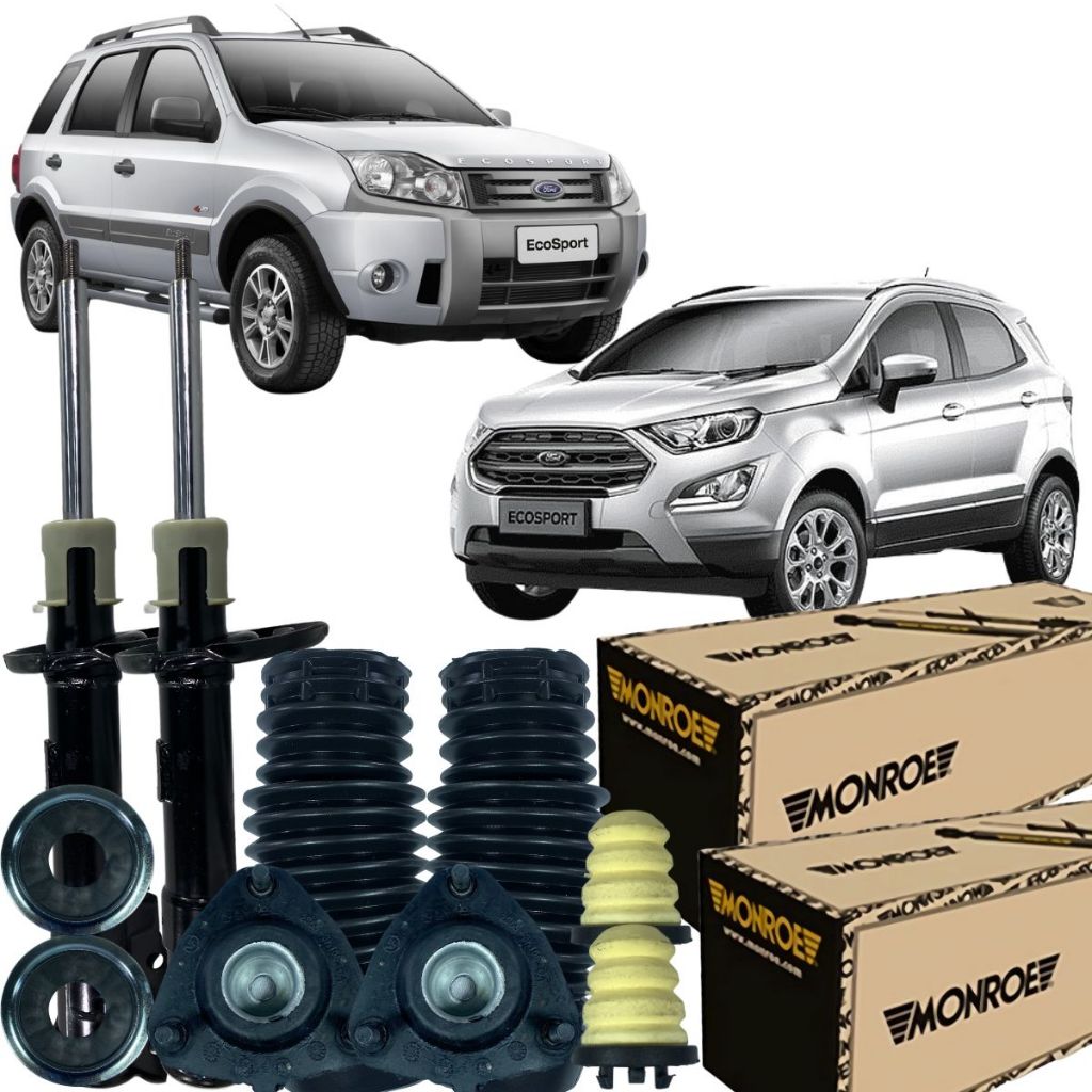 Kit Amortecedor Batente Dianteiro Ford Ecosport 2012 Á 2021 em Oferta na Shopee
