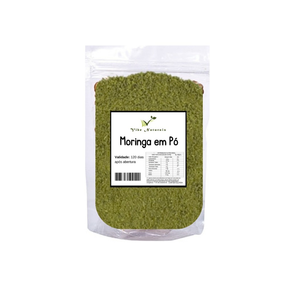 Moringa em Pó 100% Natural (MORINGA OLEÍFERA)