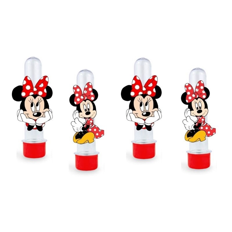 Apliques para Tubetes Minnie Vermelha