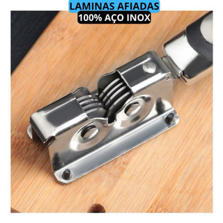 Amolador Afiador Profissional Original Inox Para Facas, Canivetes, Facão e Tesouras