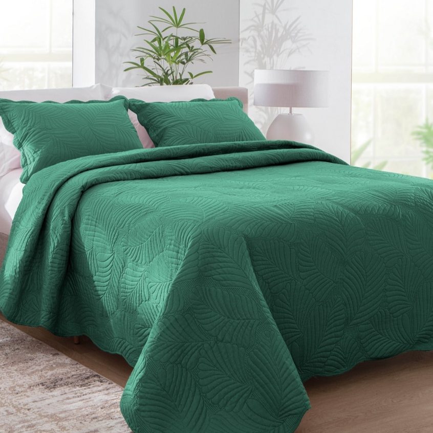 Kit Colcha Cobre Leito King 3 Peças Matelassê Cores