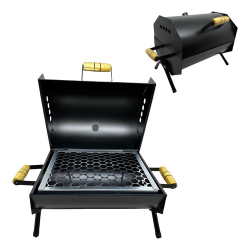 Churrasqueira Mini Bafo a Carvão Churrasqueira Bafinho Portátil em Oferta na Shopee