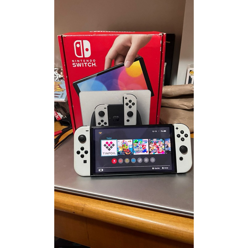 NOTA FISCAL Nintendo Switch oled desbloqueado COM NOTA E GARANTIA