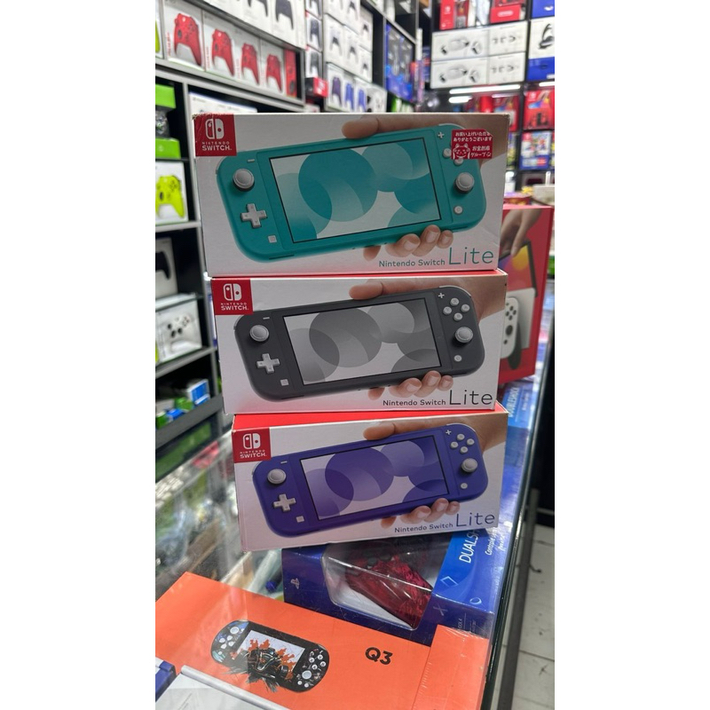 envio rapido NOVO CONSOLE NINTENDO SWITCH LITE DESBLOQUEADO COM NOTA E GARANTIA
