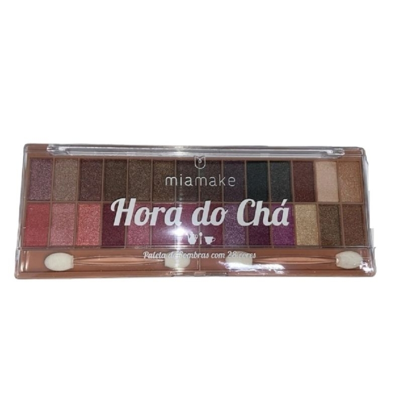 Mia Make Hora Do Chá Paleta De Sombras 28 Cores 28g