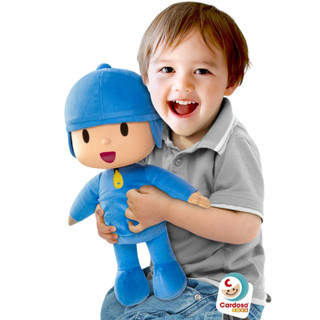 BAMBULUÁ Boneco Pelúcia Brinquedo Bebê Criança Infantil Grande 35cm Turma Pocoyo Original Licenciado
