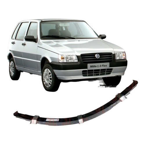 Feixe De Mola Traseiro 4 Laminas Reforcado Fiat Uno em Oferta na Shopee
