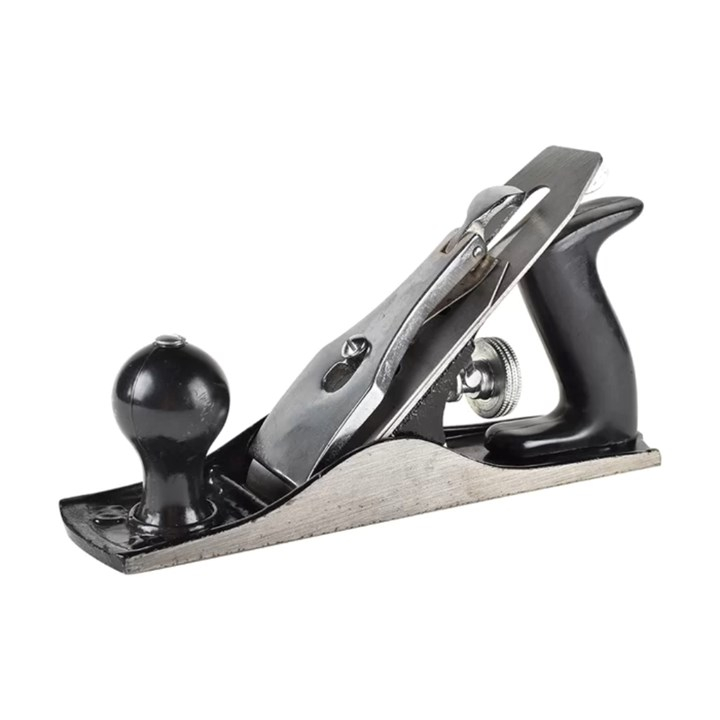 Plaina Manual Em Metal Profissional 225x50mm Para Madeira Alisar Nivelar Superfície