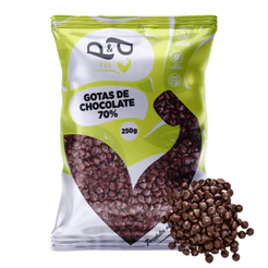 Gotas de Chocolate 70% - 250g - P&P