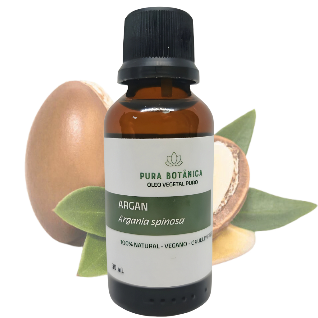 Óleo Vegetal de Argan 100% Puro e Natural, Massagem, Aromaterapia, Cabelo Pura Botânica