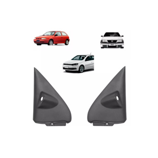 PAR ACABAMENTO INTERNO RETROVISOR GOL 2 PORTAS G2/G3/G4 C/ SAIDA PARA REMOTO em Oferta na Shopee