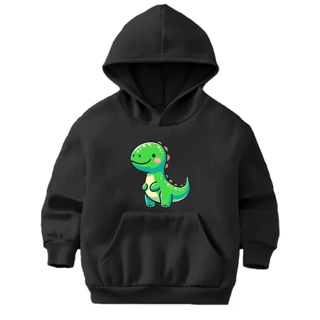 Blusa Moletom Canguru Unissex Estampa Dinossauro Rex Masculino e Feminino