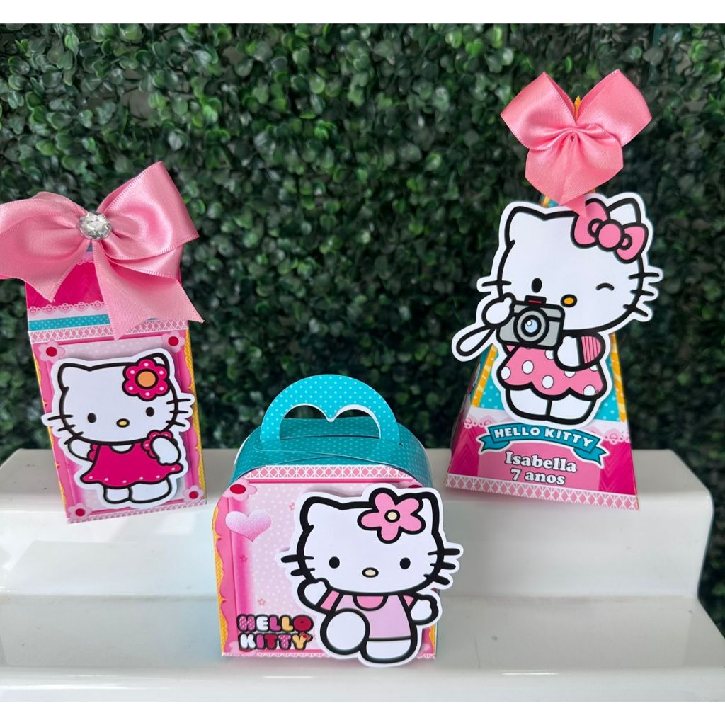 Kit festa hello kitty/  Personalizados hello kitty/ Lembrancinhas hello kity/ hello kity/ so um bolinho/ lembrancinha