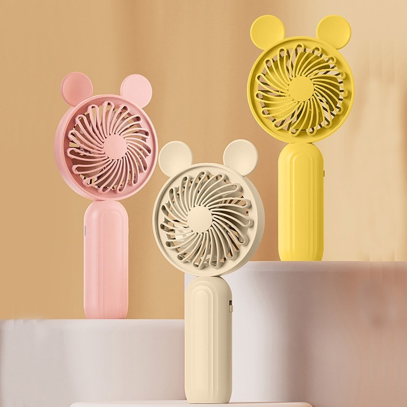 Ventilador Pequeno Portátil Ajustável Silencioso Elétrico Recarregável Usb