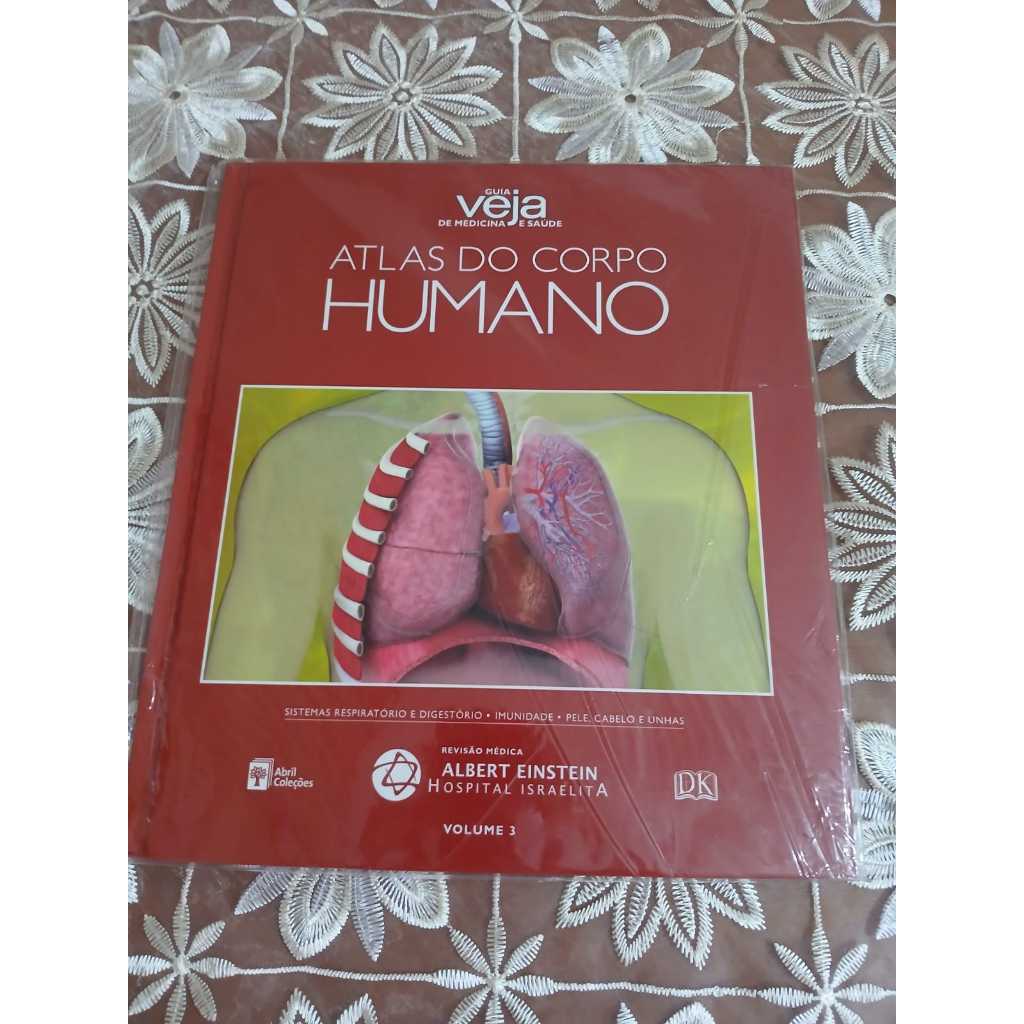 Livro - Guia Veja de medicina e saúde  atlas  do corpo humano vol.3