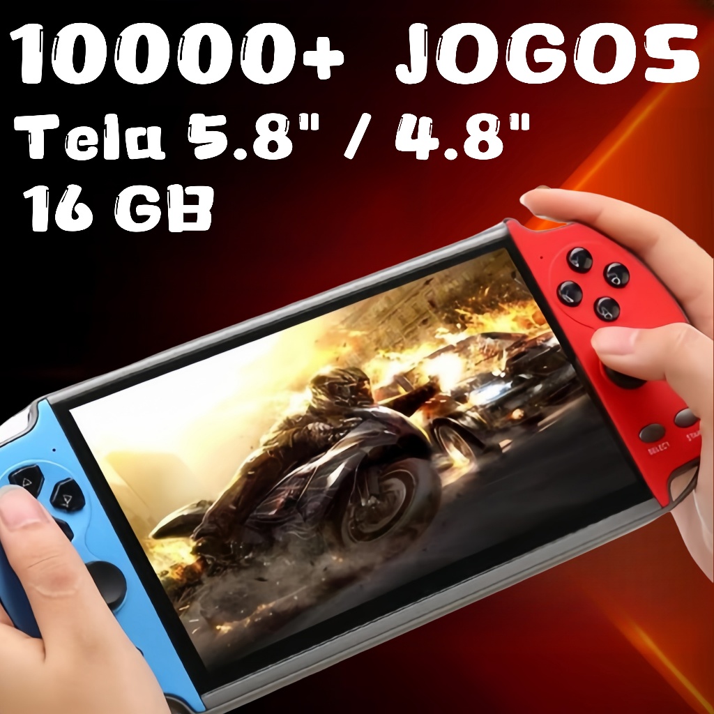 Game Portátil,  Videogame Vídeo Game Portátil Jogos Arcade Antigos Joystick Manete Jogos Clássicos