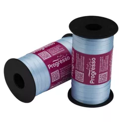 1~4 Fita de Cetim Azul Bebê 100 Metros 7Mm - Cód-212(CHOCO)