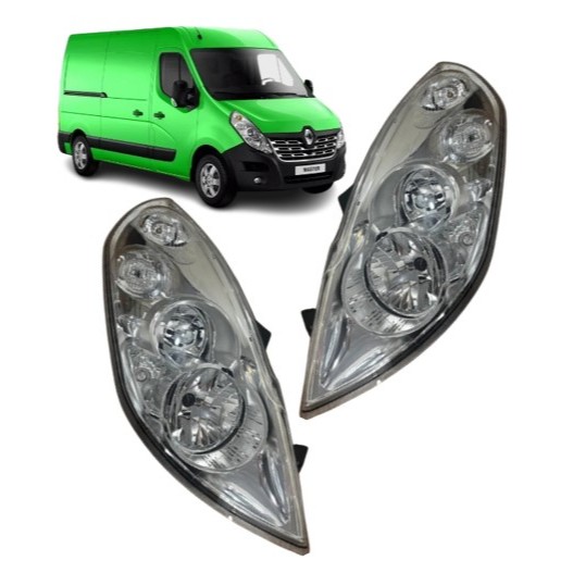 FAROL RENAULT MASTER 2.3 2013 A 2022 IDÊNTICO O ORIGINAL em Oferta na Shopee