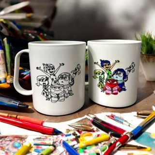 Kit 30 Canecas mágicas Divertidamente dia das crianças interativa colorir plástico infantil em Oferta na Shopee