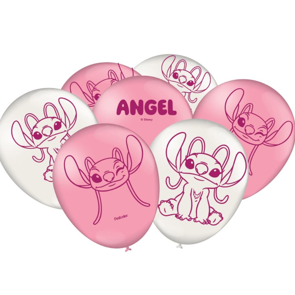 25 Bexigas Balão N°9 Angel Stitch Decoração Aniversário Festcolor em Oferta na Shopee