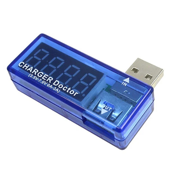 TESTADOR DE PORTAS USB PORTATIL AMPERIMETRO