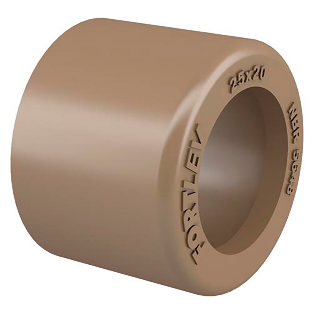 Pacote 50 unid Bucha De Redução Soldável Curta 25mm X 20mm Fortlev - Home & Living