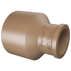 Pacote 10 unid Bucha De Redução Soldável PVC Longa 50mm X 32mm Fortlev