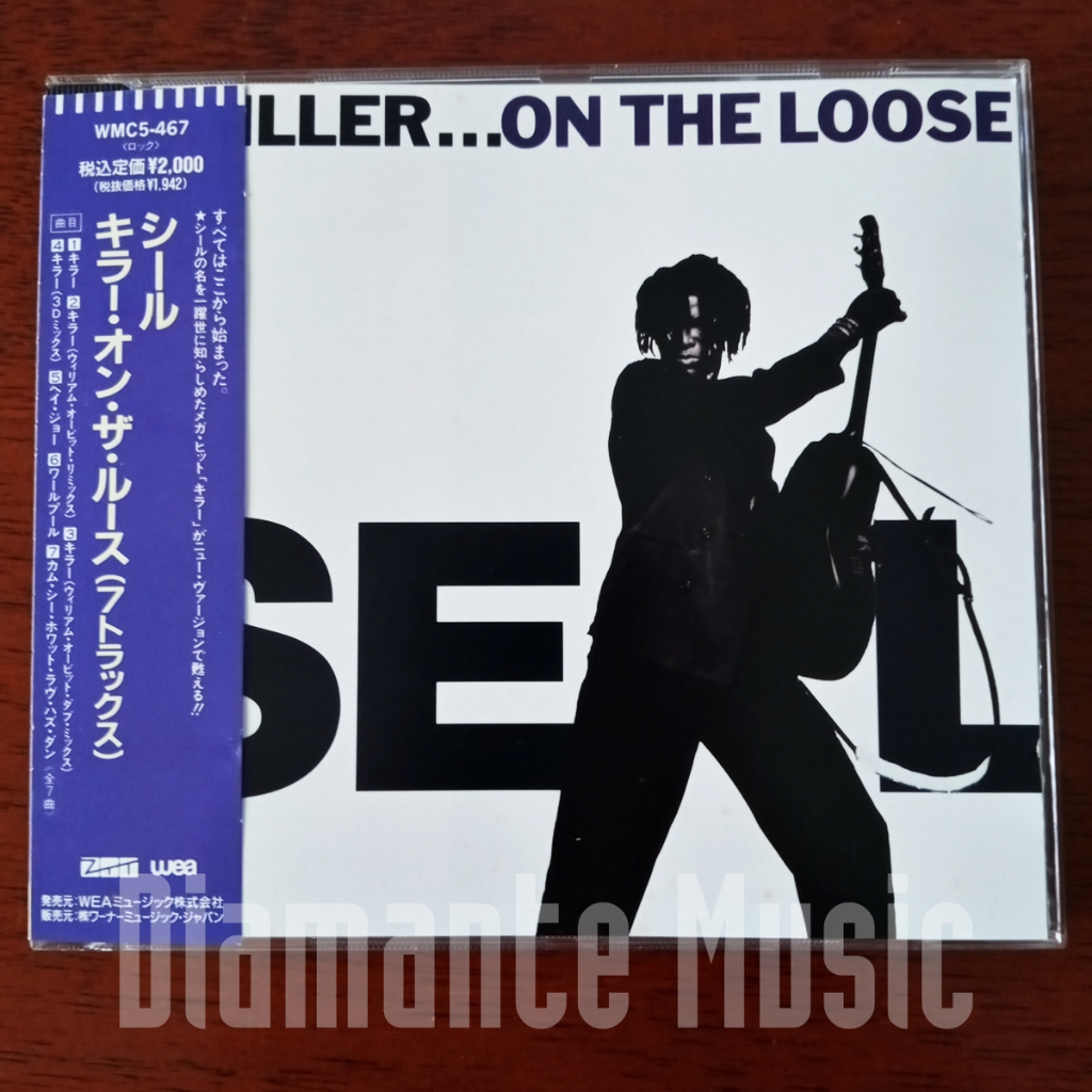 Seal ‎– Killer...On The Loose - CD Promo Importado Remix B-Side EX+++++ NM Colecionador